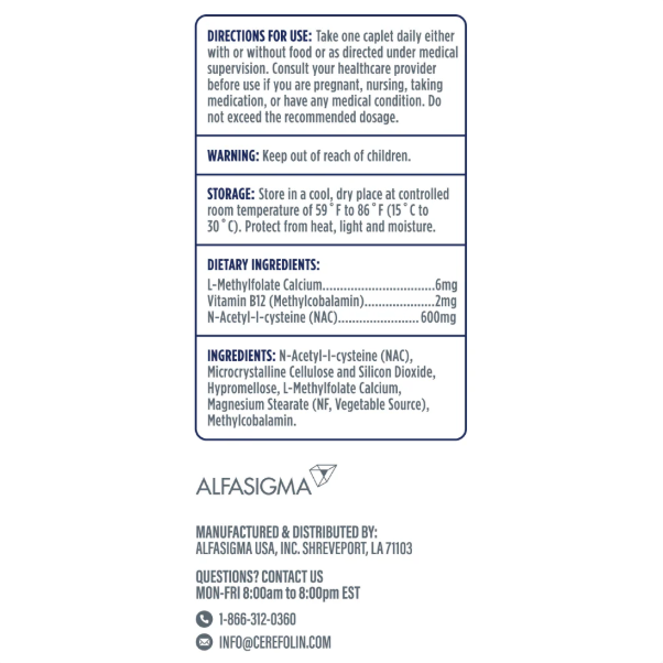 Cerefolin Brain Wellnessrm